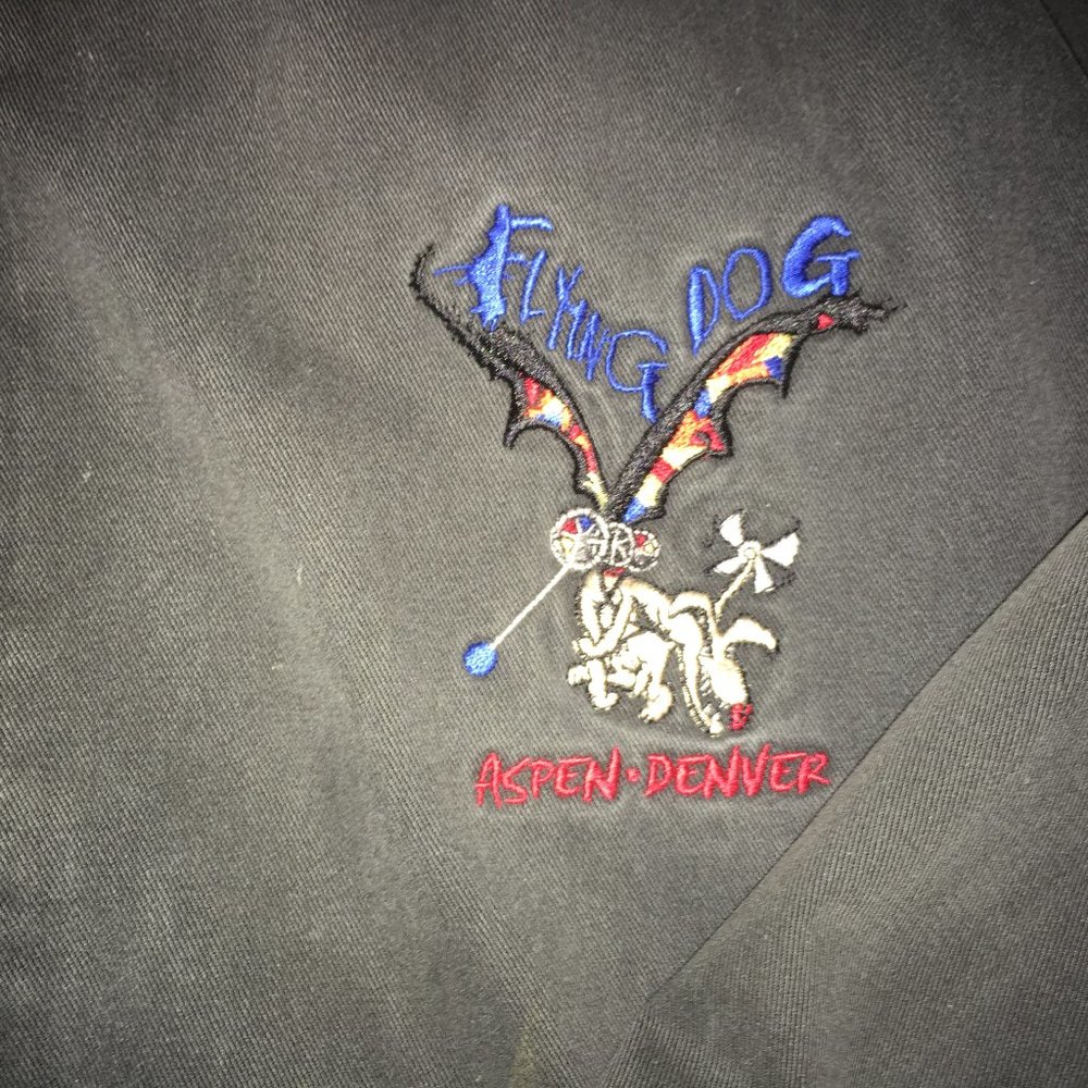 VINTAGE 'Flying Dog Brewery' Denim Jacket